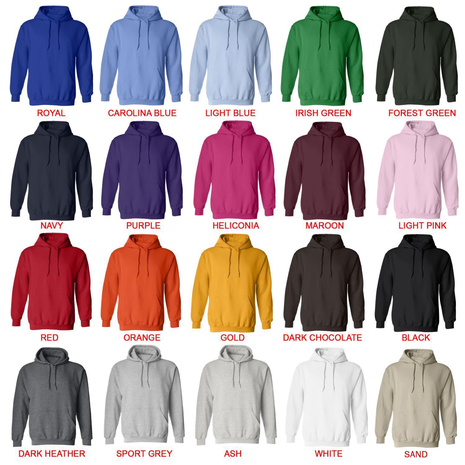 hoodie color chart - One Piece Merch Canada