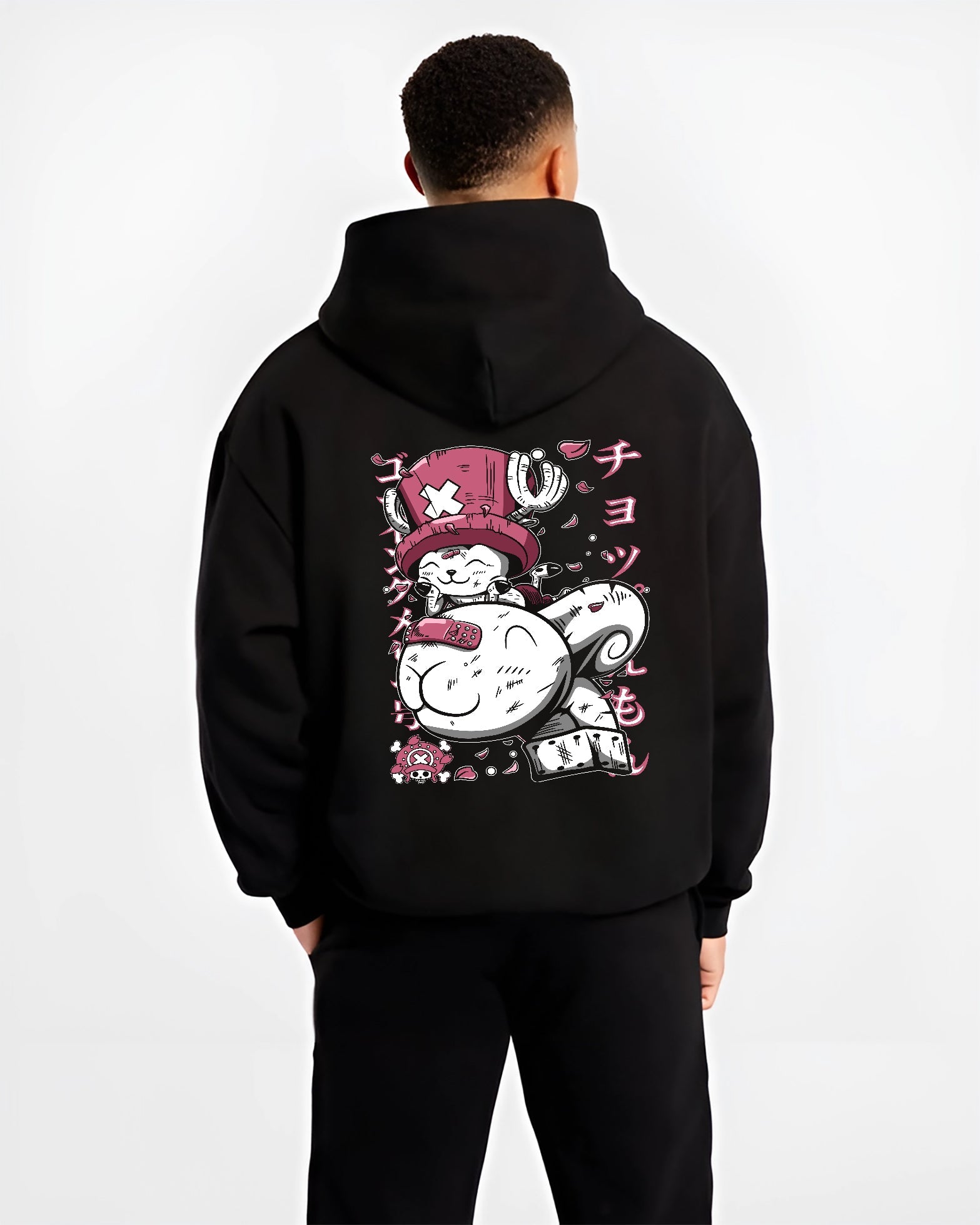 Chopper & Going Merry One Piece Straw Hat Pirates Hoodie - Image 2