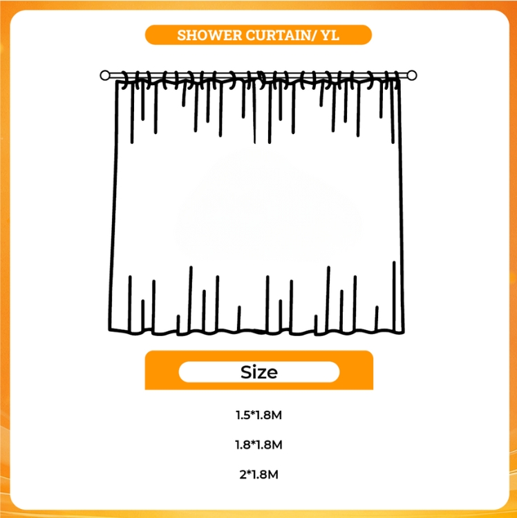 3D shower curtain - One Piece Merch Canada