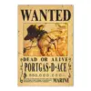 Anime One Piece Luffy 3 Billion Zoro Bounty Wanted Posters Four Emperors Kid Action Figures Vintage - One Piece Merch Canada