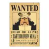 Anime One Piece Luffy 3 Billion Zoro Bounty Wanted Posters Four Emperors Kid Action Figures Vintage 11 - One Piece Merch Canada
