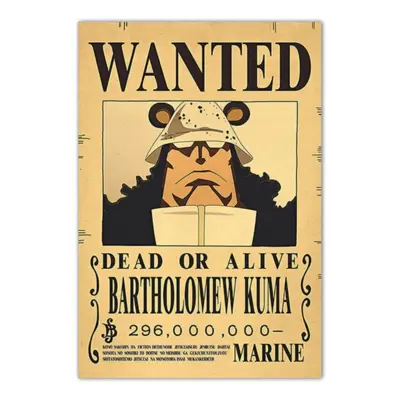 Kuma One Piece Bounty Wanted Poster
