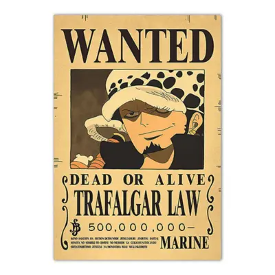Law One Piece Bounty Wanted Poster