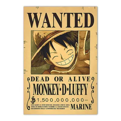 Luffy One Piece Bounty Wanted Poster