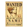 Nami One Piece Bounty Wanted Poster