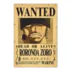 Anime One Piece Luffy 3 Billion Zoro Bounty Wanted Posters Four Emperors Kid Action Figures Vintage 22 - One Piece Merch Canada