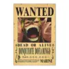 Anime One Piece Luffy 3 Billion Zoro Bounty Wanted Posters Four Emperors Kid Action Figures Vintage 4 - One Piece Merch Canada