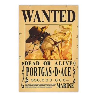Ace One Piece Bounty Wanted Poster