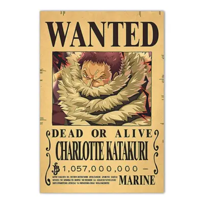 Katakuri One Piece Bounty Wanted Poster