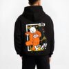 BEPOEX B.black hoodie male back view - One Piece Merch Canada