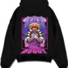 BUGGEX A.black hoodie flat back design - One Piece Merch Canada