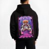 BUGGEX B.black hoodie male back view - One Piece Merch Canada