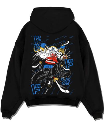 Buggy the Clown One Piece Pirate Retro Jump Hoodie