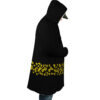Black Trafalgar Law One Piece AOP Hooded Cloak Coat RIGHT Mockup - One Piece Merch Canada