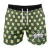 Blackbeard OP Gym Shorts FRONT mockup - One Piece Merch Canada