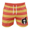 Brook Zou Arc OP Gym Shorts FRONT mockup - One Piece Merch Canada