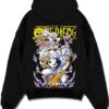 CANALCL A.black hoodie flat back design - One Piece Merch Canada