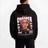 CHOPBAT B.black hoodie male back view - One Piece Merch Canada
