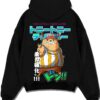 CHOPSTR A.black hoodie flat back design - One Piece Merch Canada