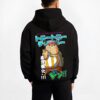 CHOPSTR B.black hoodie male back view - One Piece Merch Canada