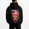 CHPP01 B.black hoodie male back view - One Piece Merch Canada