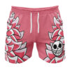 Doflamingo OP Gym Shorts FRONT Mockup - One Piece Merch Canada