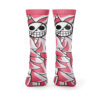 Doflamingo One Piece Socks BACK mockup - One Piece Merch Canada