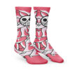 Doflamingo One Piece Socks SIDE mockup - One Piece Merch Canada