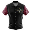Dracule Mihawk OP Short Sleeve Hawaiian Shirt FRONT mockup - One Piece Merch Canada