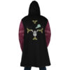 Dracule Mihawk One Piece AOP Hooded Cloak Coat BACK Mockup - One Piece Merch Canada