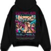 FRNKCYB A.black hoodie flat back design - One Piece Merch Canada
