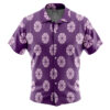 Franky Sabaody One Piece Button Up Hawaiian Shirt FRONT Mockup - One Piece Merch Canada