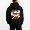 GEAR4TH B.black hoodie male back view - One Piece Merch Canada