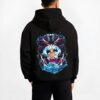 GEAR5PNL B.black hoodie male back view - One Piece Merch Canada