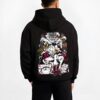 GEAR5WTR B.black hoodie male back view - One Piece Merch Canada