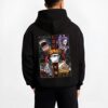 GOROCIL B.black hoodie male back view - One Piece Merch Canada