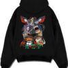 GOROELD A.black hoodie flat back design - One Piece Merch Canada