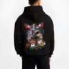 GOROELD B.black hoodie male back view - One Piece Merch Canada