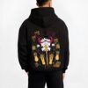 GOROSAT B.black hoodie male back view - One Piece Merch Canada