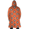 Jinbe Wano Country Arc OP AOP Hooded Cloak Coat BACK Mockup - One Piece Merch Canada