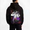 KAIDOBK B.black hoodie male back view - One Piece Merch Canada