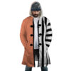 Kinemon One Piece AOP Hooded Cloak Coat FRONT Mockup - One Piece Merch Canada