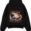 LUFCAPT A.black hoodie flat back design - One Piece Merch Canada