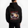 LUFCAPT B.black hoodie male back view - One Piece Merch Canada