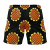 Luffy Black Dressrosa Gym Shorts FRONT mockup - One Piece Merch Canada