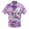 Luffy Gear 5 Aloha OP Short Sleeve Hawaiian Shirt FRONT mockup - One Piece Merch Canada