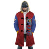 Luffy Gear 5 Sea Wave OP AOP Hooded Cloak Coat FRONT Mockup - One Piece Merch Canada