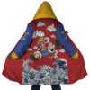 Luffy Gear 5 Sea Wave OP AOP Hooded Cloak Coat MAIN Mockup - One Piece Merch Canada