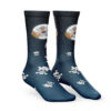 Luffy Gear 5 V2 One Piece Socks SIDE mockup - One Piece Merch Canada