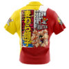 Monkey D. Luffy OP Short Sleeve Hawaiian Shirtt BACK Mockup - One Piece Merch Canada